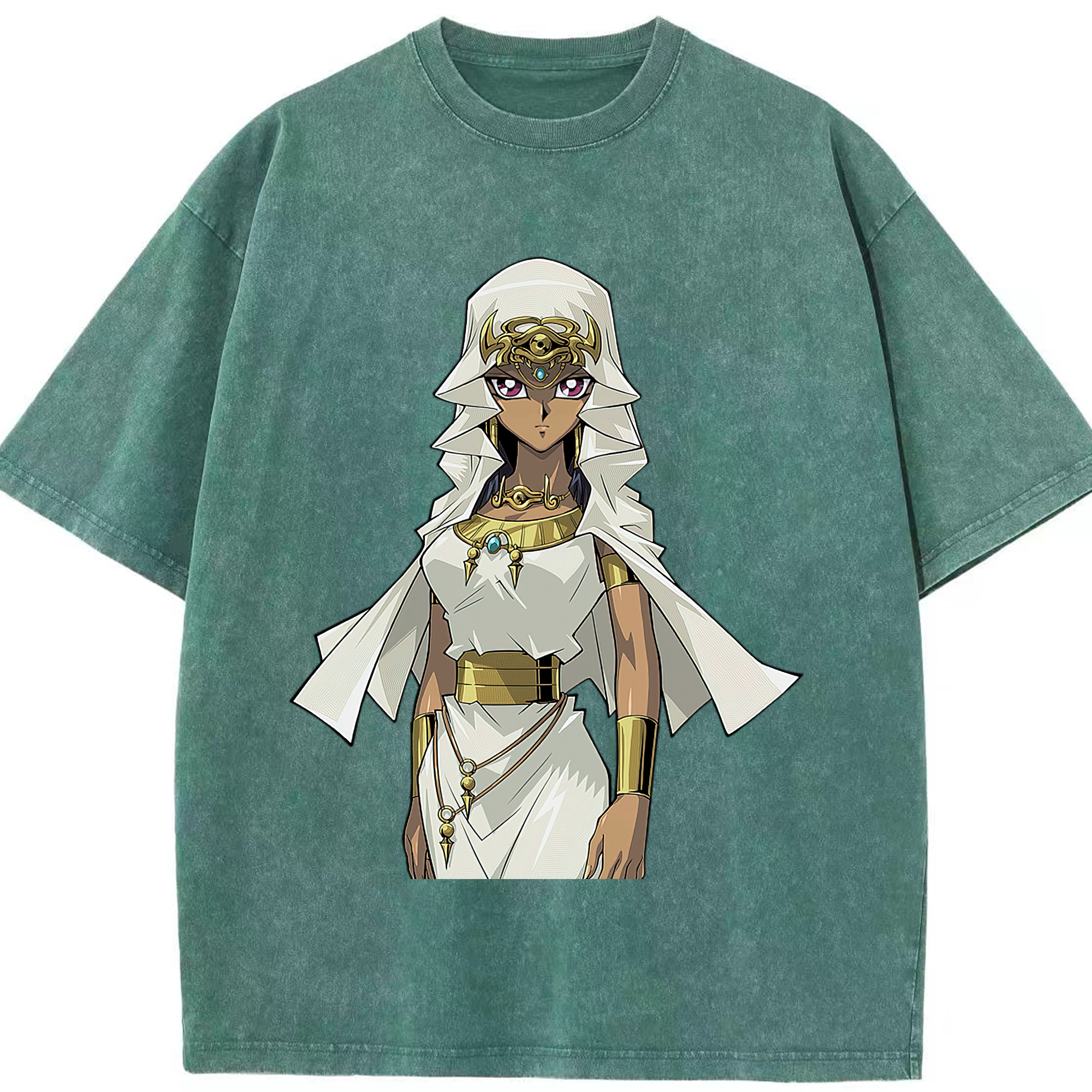 （画像用） 遊☆戯☆王 Yu-Gi-Oh! 綿100% ヴィンテージ風 半袖Tシャツ（フロントプリント）